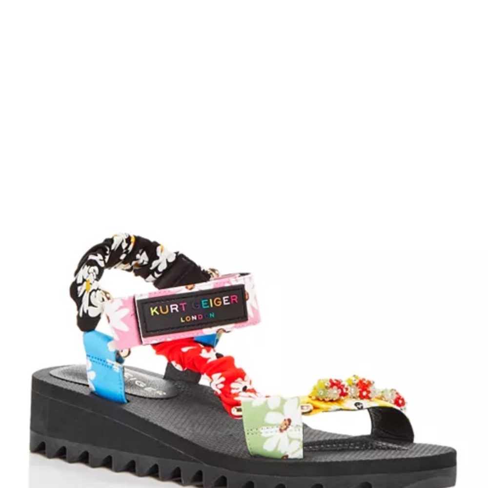 Kurt Geiger Floral Multicolor Sandals